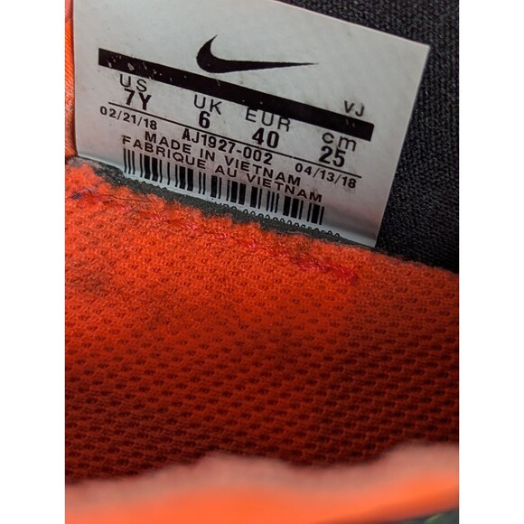 Nike EXP-X14 Running Shoes Sneakers Youth 7Y AJ1927 002 Gray Neon Lightweight - Picture 16 of 16